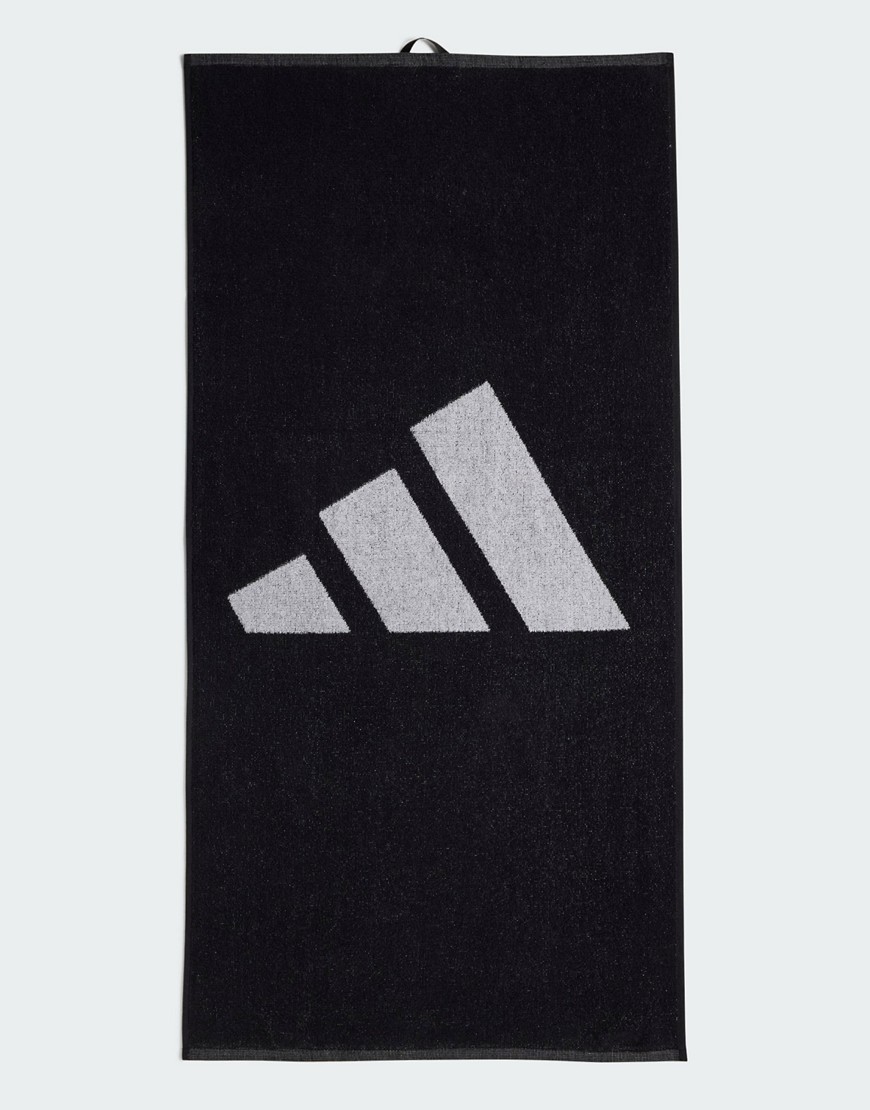 adidas Performance small towel in black