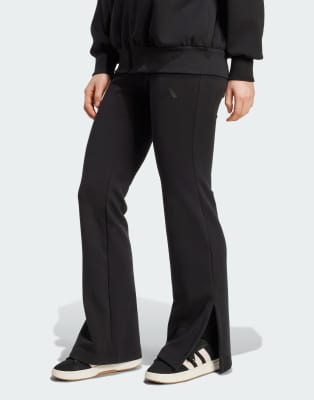 adidas Performance - Soft Lux - Ausgestellte Hose in Schwarz