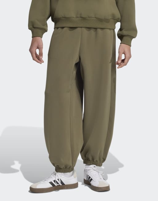 adidas Performance - Soft Lux - Broek in olijfgroen strata
