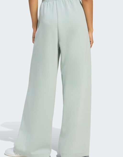 adidas Performance - Soft Lux - Broek met rechte pijpen in saliegroen, 4 van 4