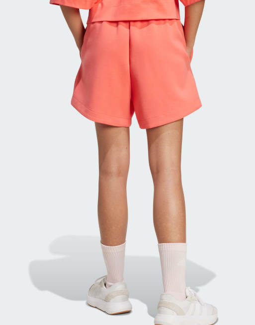 adidas performance – Soft Lux – Koralowe szorty o luźnym kroju, 2 z 4