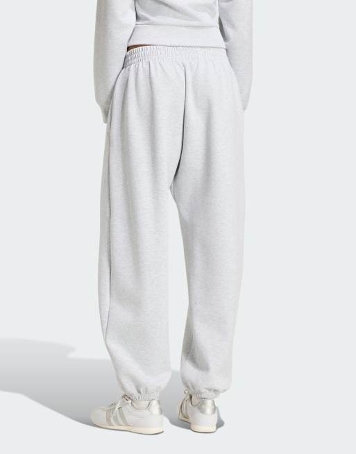 adidas Performance – Soft Lux – Loose-Fit-Hose in hellem Heidegrau, 3 von 4