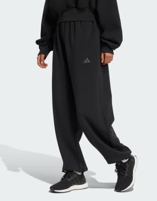 adidas Performance - Soft Lux - Loose-Fit-Hose in Schwarz