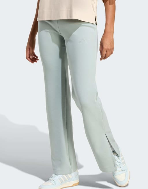 adidas performance - Soft Lux - Pantaloni a zampa color salvia wonder