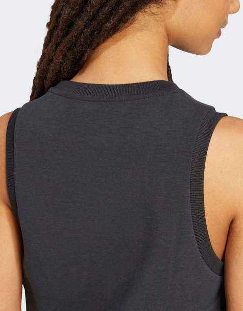 adidas performance Soft lux tank in black