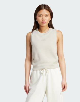 adidas Performance - Soft Lux - Tanktop in Beige-Neutral