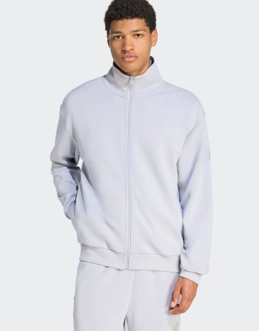 adidas performance - Soft Lux - Top sportivo color argento halo