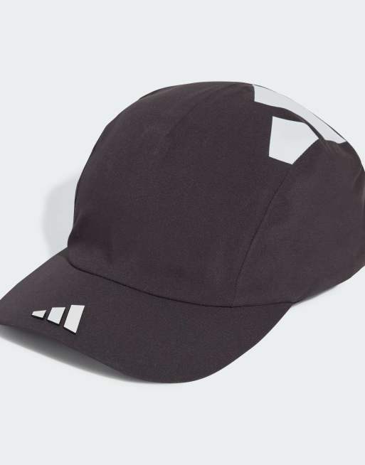 adidas Performance - Sort kasket med 3 paneler og branding