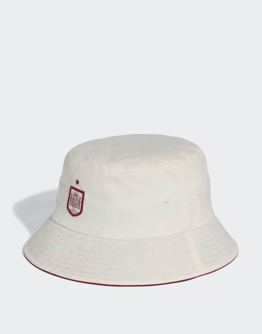 adidas performance Spain 26 bucket hat in off white / team coll, 2 of 4