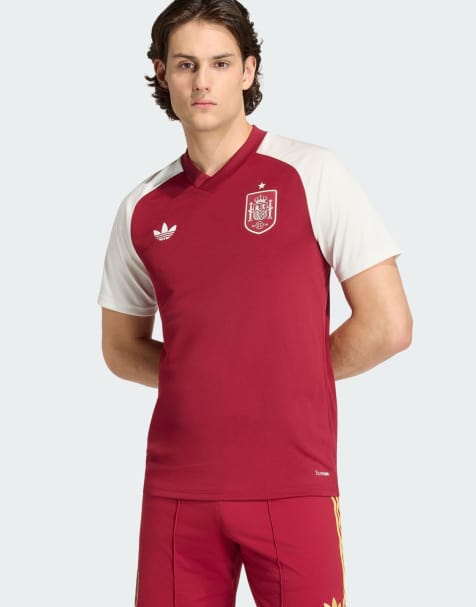 adidas Performance – Spain 26 Pre Match – Auswärtstrikot in Team Coll Burgunderrot - view 1
