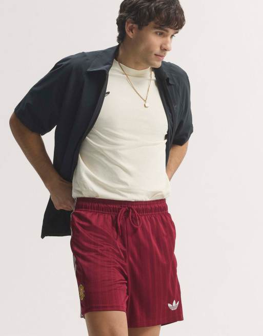 adidas performance Spain originals shorts in team coll burgundy 2, 4 of 4