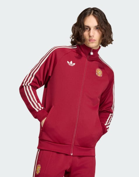 adidas performance - Spain Originals - Top sportivo bordeaux coll team 2 - view 1