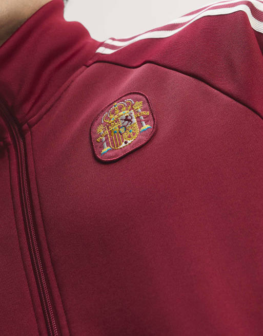 adidas Performance – Spain Originals – Trainingsoberteil in Team Coll Burgundy, 2 von 4
