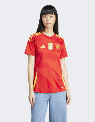 adidas Performance - Spanien 24 - Heimspiel-Trikot in Better Scarlet-Rot