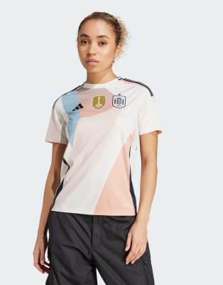 adidas Performance - Spanien 25 (Damenmannschaft) - Away - Auswärtstrikot in Chalk White-Weiß