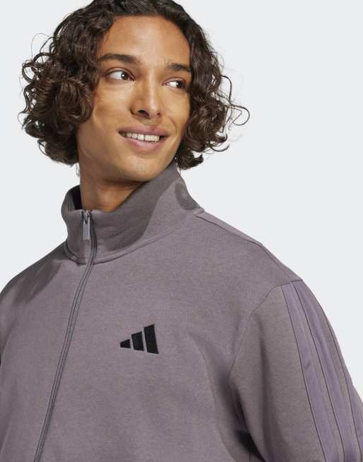 adidas performance Sportswear basic 3-stripes fleece track suit in