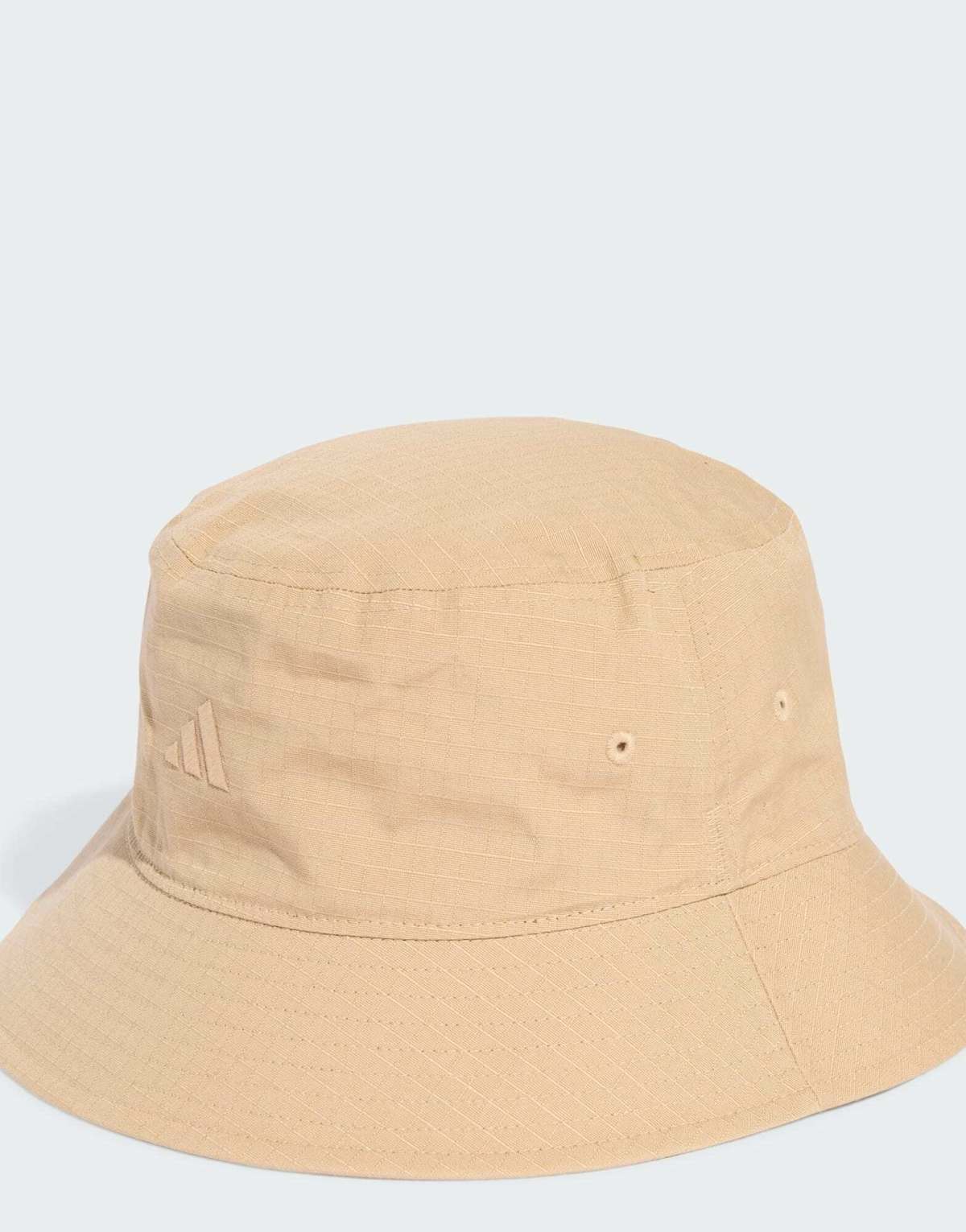 adidas performance Sportswear classic bucket hat in warm sandstone / black