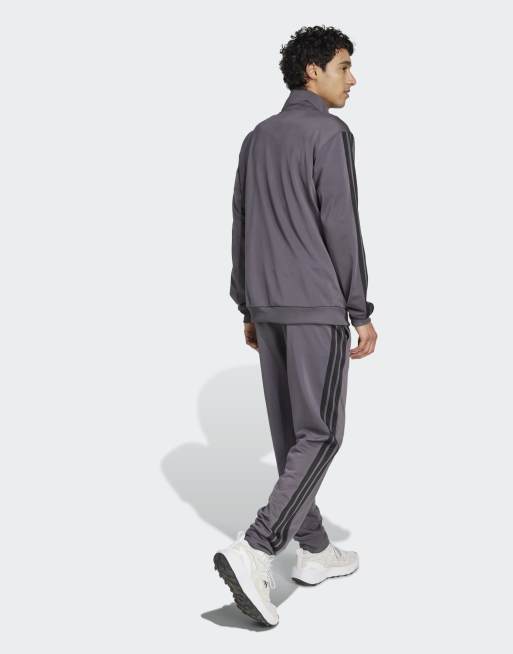 adidas Performance - Sportswear - Survêtement basique en maille à 3 bandes - Gris strata, 2 de 4