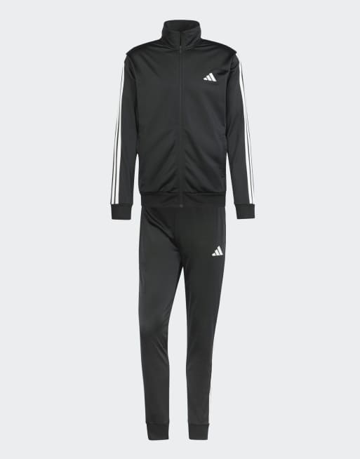 adidas Performance - Sportswear - Survêtement basique en maille à 3 bandes - Noir, 4 de 4