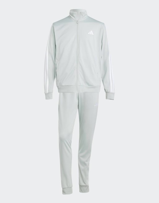 adidas Performance - Sportswear - Survêtement classique en maille à 3 bandes - Argent éclatant, 3 de 4