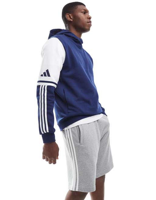 adidas Performance – Squadra 25 – Granatowo-biała bluza z kapturem
