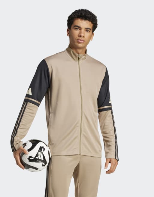 adidas performance Squadra 25 training jacket in blanch cargo / black / warm va