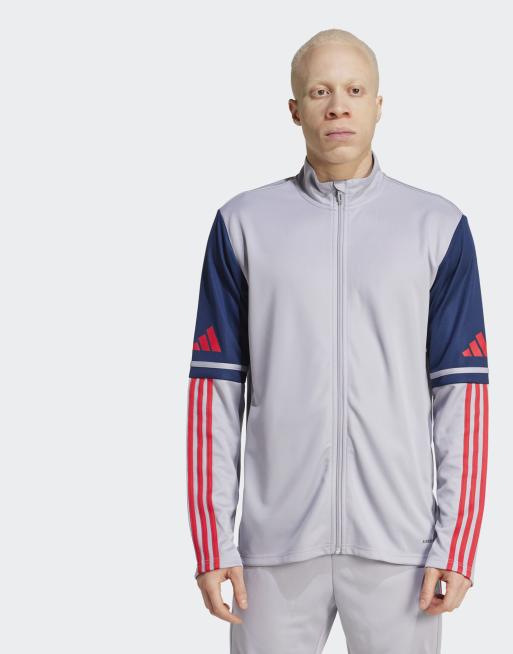 adidas Performance – Squadra 25 – Trainingsjacke in Glory Grey / Team Navy Blue 2