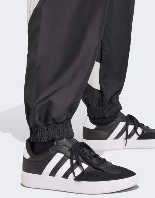 adidas Performance - Stadion - Broek in zwart en gebroken wit, 4 van 5