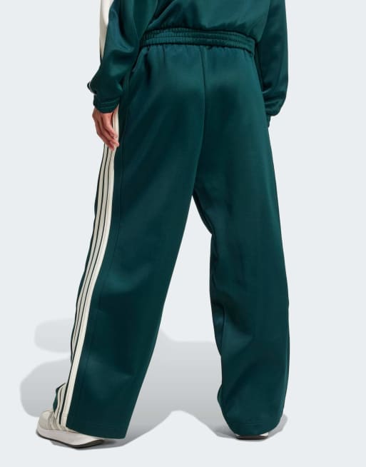 adidas performance Stadium 3-stripes track pants in aurora ivy