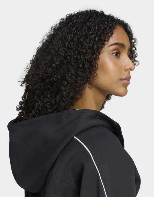 adidas performance - Stadium - Felpa con cappuccio e zip nera con logo piccolo, 3 di 4