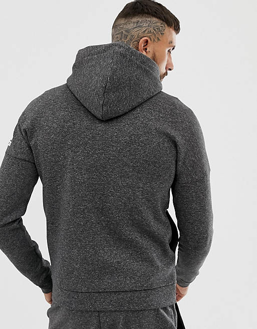 adidas performance stadium full zip hoodie in gray cw0259 | ASOS