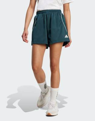 adidas Performance - Stadium - Shorts in Aurora Ivy/Wollweiß-Grün