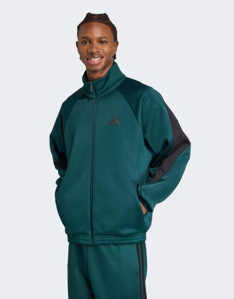 adidas performance Stadium tracktop in aurora ivy / preloved teal mel - view 1