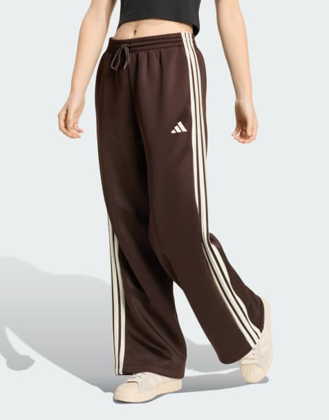 adidas Performance - Stadium - Trainingsbroek met 3-Stripes in donkerbruin - view 1