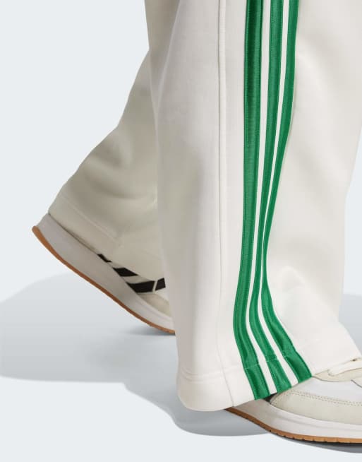 adidas Performance – Stadium – Trainingshose in Weiß / Grün mit 3 Streifen, 3 von 5