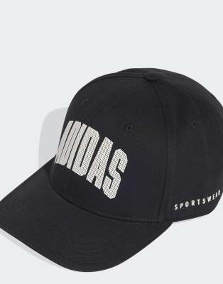 adidas Performance - Stadium - Trucker-Kappe in Schwarz/Weiß