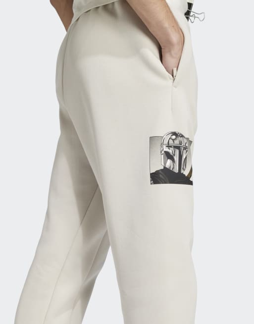 adidas performance Star Wars The Mandalorian sweatpants in bliss, 3 of 5