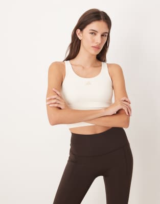 adidas Performance - Studios - Tanktop in Weiß mit den drei Streifen
