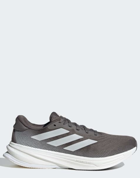 adidas performance Supernova rise 2 running shoes in grey / zero metalic / crystal - view 1