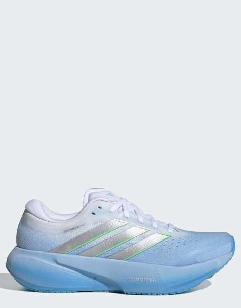 adidas Performance – Supernova Rise 3 – Ljusblå och silvermetalliska löparskor - view 1