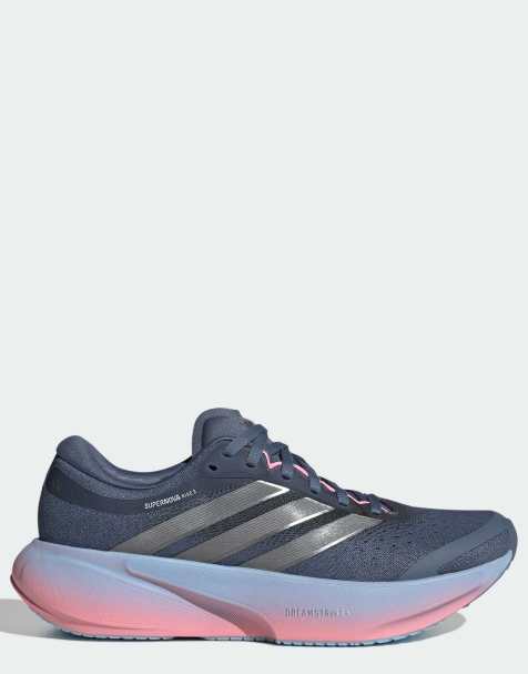 adidas performance Supernova rise 3 running shoes in tech ink / iron metallic - view 1