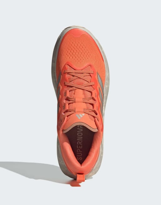 adidas performance Supernova rise 3 scarpe da corsa in true orange / beige / clay, 3 di 4