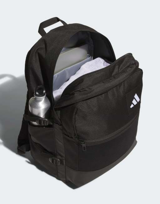 adidas Performance – Svart ryggsäck med flera fickor, 3 av 4
