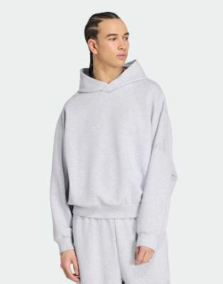Adidas Homme Gris Sweatshirt À Capuche Soft Lux - Image 2
