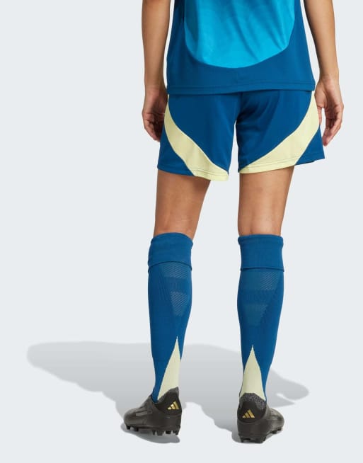 adidas performance Sweden 25 (women's team) away shorts in legend marine, 2 of 4