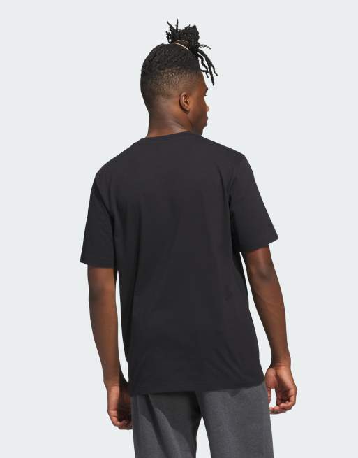 adidas Performance - T-shirt à logo style universitaire - Noir, 2 de 4