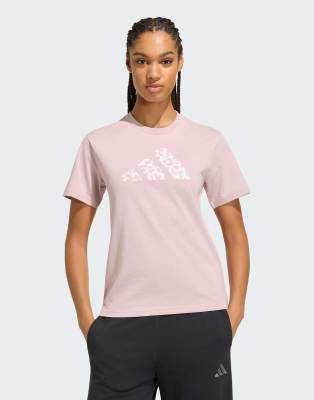 Adidas Donna Violet T-Shirt Da Animal - Immagine 2