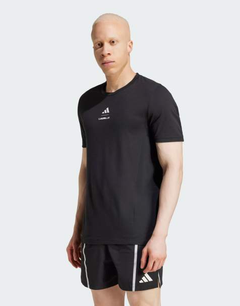 adidas performance - T-shirt met print in zwart - view 1