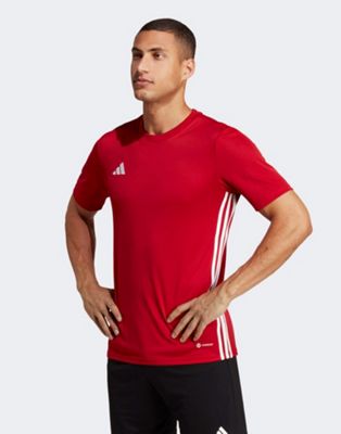 adidas performance Tabela 23 Jersey t-shirt in Red - ASOS Price Checker