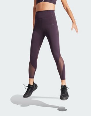 adidas Performance tailored HIIT training 7/8 leggings in purple